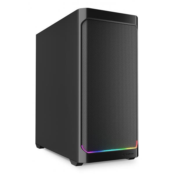Sharkoon ak4 rgb strip midi tower atx nero - Immagine 3