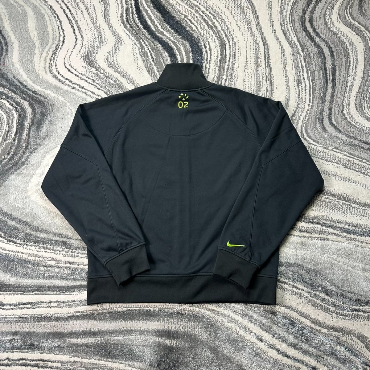 Vintage Nike Brazil Japan Yokohama 2002 Y2K Black Oversized Large
