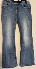 Miss Me Bootcut Jeans Women  s Size 27 Blue Medium Wash Low Rise JP5049B
