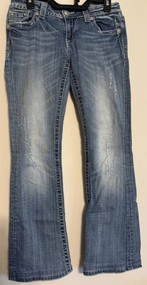 Miss Me Bootcut Jeans Women s Size 27 Blue Medium Wash Low Rise JP5049B