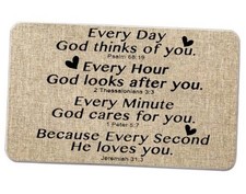 Christian Welcome Mat for Front Door Farmhouse Religious Door Christian Gifts