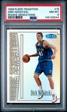 1999 FLEER TRADITION ROOKIE SENSATIONS #15 DIRK NOWITZKI PSA 8