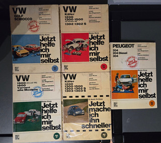 Jetzt helfe ich mir selbst Reparaturanleitungen 5 x VW Peugeot