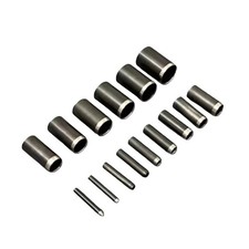 Leather Hole Punch Die 15pcs Round One Hole Set High Carbon Steel For Hobbyists