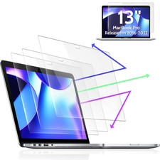 3-Pack anti Blue Light Screen Protector for Macbook Pro 13 Inch 2016-2022,M1,M2 