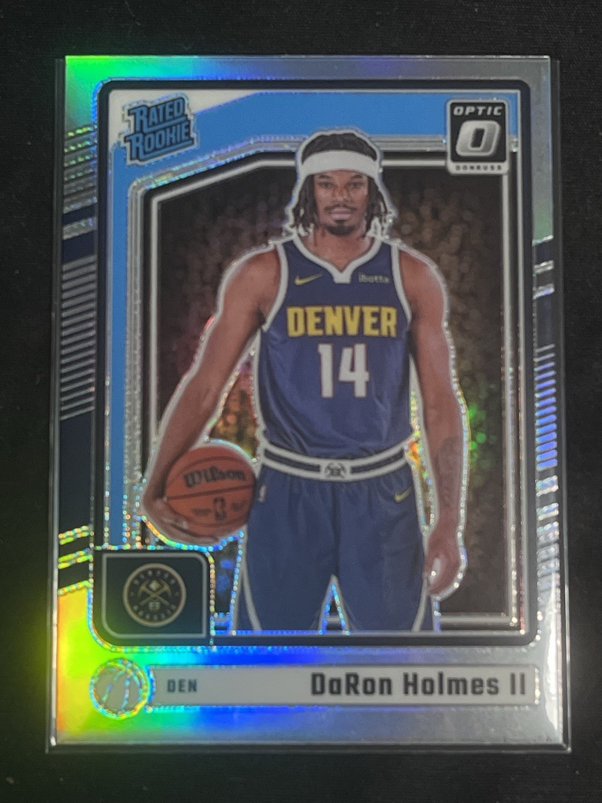 2024-25 Donruss Optic Rated Rookie Daron Holmes ii Silver Prizm Holo #262