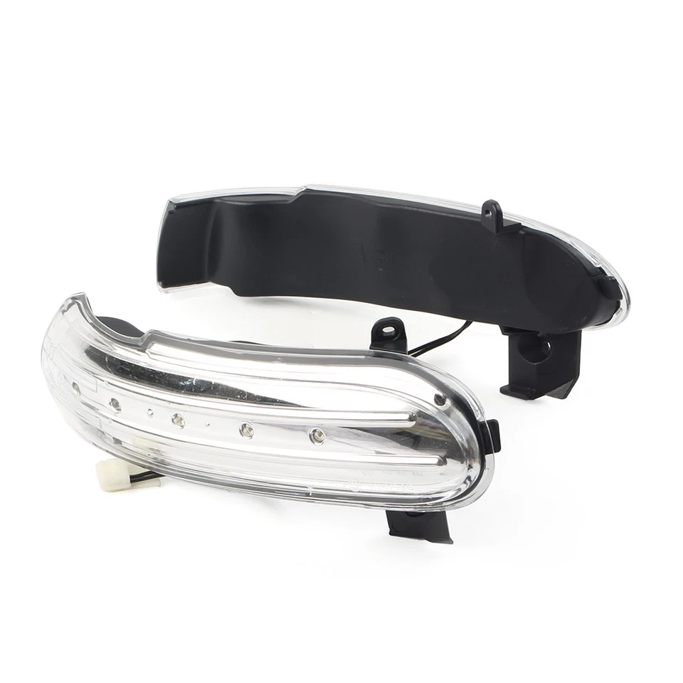 LED Dynamic Rearview Mirror Turn Signal Lights For Mercedes Benz SLK SL Class - Image 3 of 4