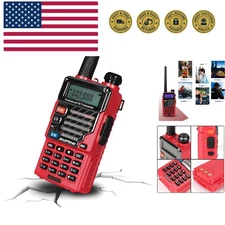 UV-5R+ Plus Two Way Radio, Long Range for Adults Rechargeable with Earpiece, ...