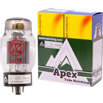 KT66, JJ Electronic, Matched Vacuum Tube, Apex Matched Pair, Power