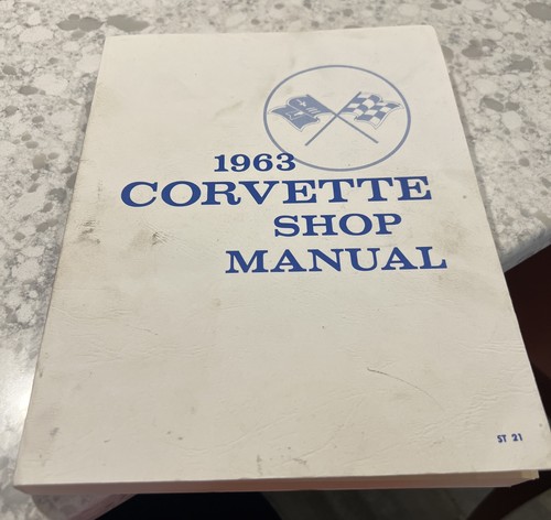 1963 Chevrolet Corvette Shop Service Factory Repair Manual Original OEM ST21