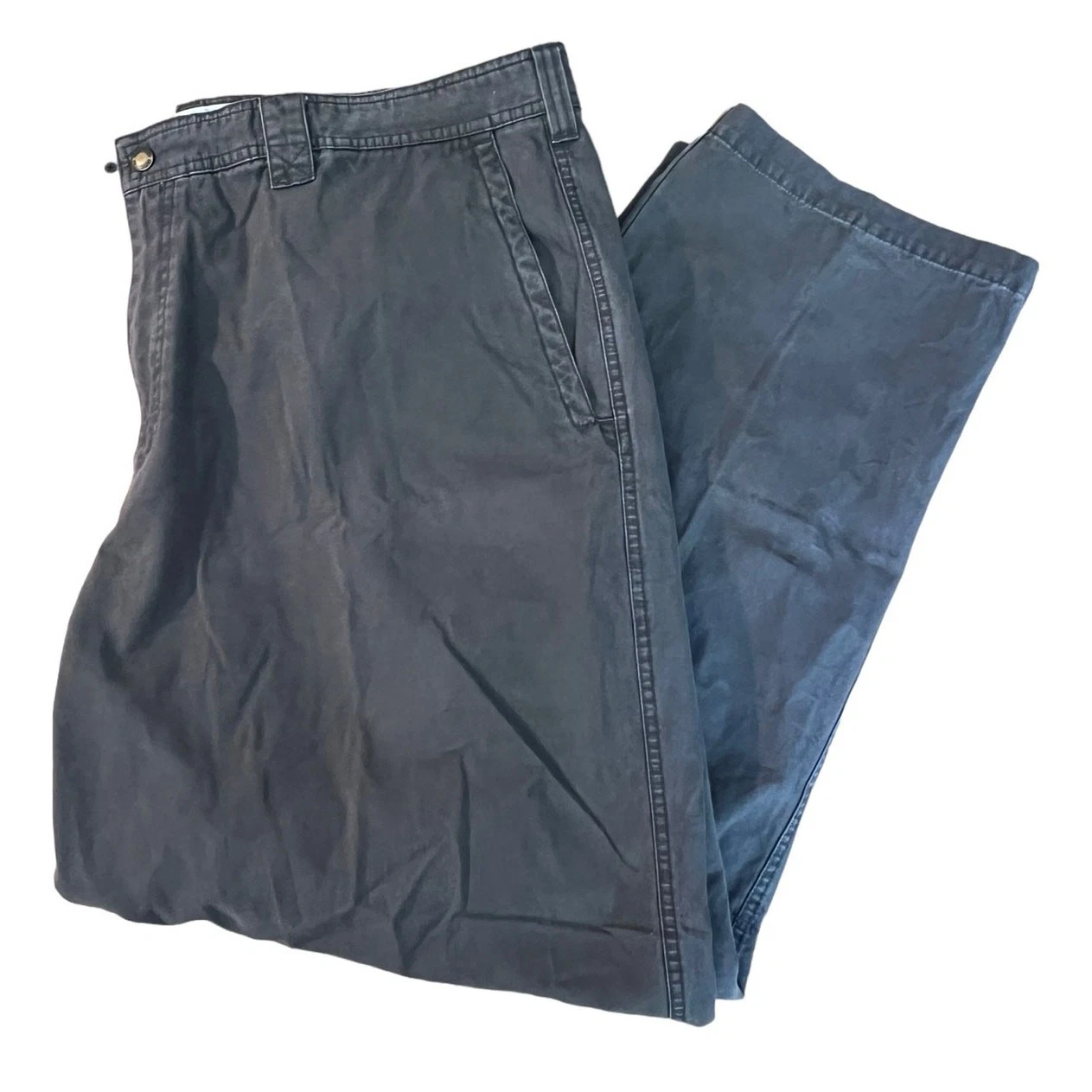 Columbia Mens 42x30 Gray Outdoor Pants Hiking Utility Workwear Cargo 100% Cotton