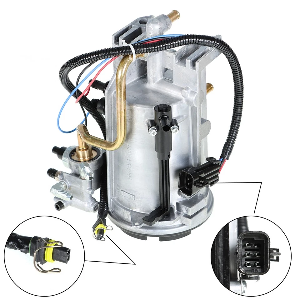 For 1996 1997 Ford F-250 F-350 E-350 Powerstroke Fuel Filter Housing Assembly V8 - Image 4 of 4