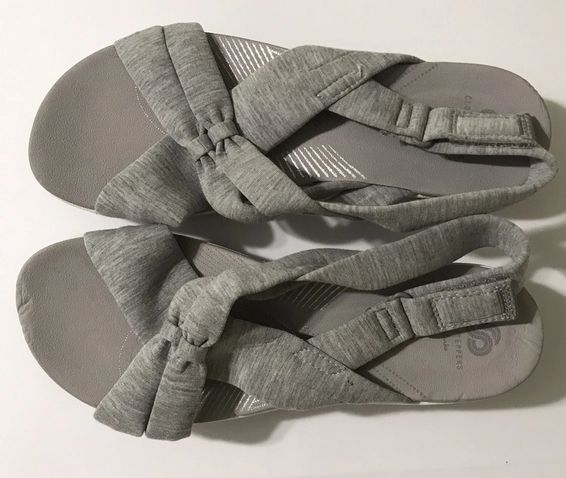 Cloudsteppers by Clarks sandali slingback grigi da donna taglia 9 5 W