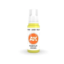 AK Interactive 17ml Bottle Laser Yellow 3rd Gen Acrylic Paint AK11048