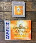Daedalian Opus Game Boy Nintendo 1989, Manual And Game Tested