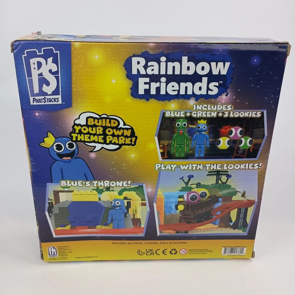 Rainbow Friends Buildable Theme Park Set 382pcs PhatMojo Figures Construction - Image 2 of 4