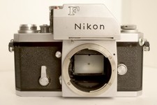 Vintage Nikon F Photomic 35mm SLR Film Camera Body Silver Tested