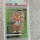 Panini 2024 Prizm Bo Nix Neon Green Pulsar Prizm RC #309 PSA 9 Broncos
