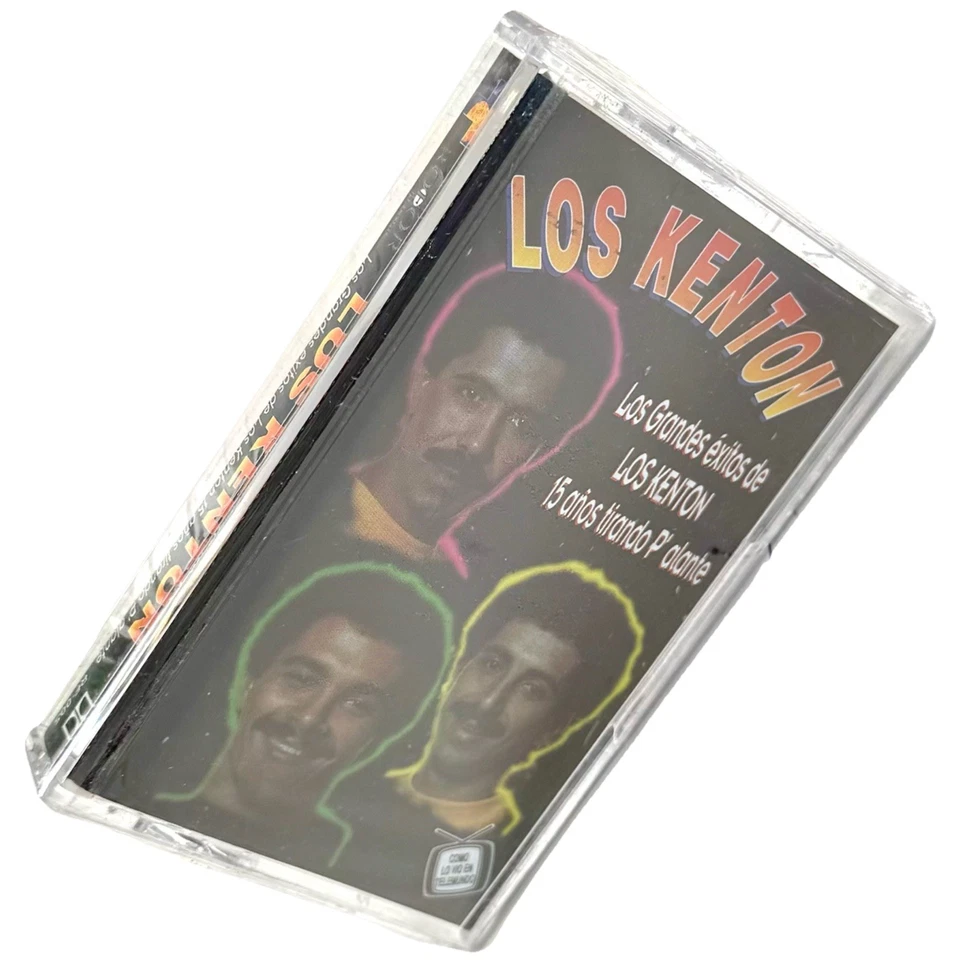 Los Kenton 15 Años Éxitos Latin Cassette 1995 SEALED Merengue Raro Cracked Case - Image 3 of 4