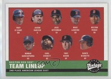 2001 Vintage Troy O'Leary Jason Varitek Jose Offerman Mike Lansing #103 n1u