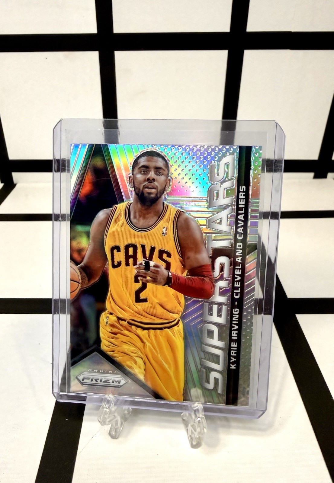 2014 Panini Prizm Kyrie Irving Silver Tristan Thompson Blue /99 And Cavaliers 