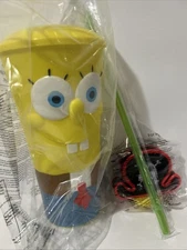 The SpongeBob Movie 2025 AMC SpongeBob Grippr Cup with Pirate Hat Topper & Straw