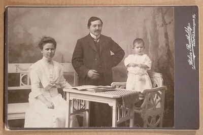 KAB * Familie * um 1900 * Atelier Bartholdy, Calbe a.S.