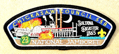 CONTINGENT 2023 NATIONAL JAMBOREE CHICKASAW COUNCIL JSP PATCH SCOUTS 2023 WSJ