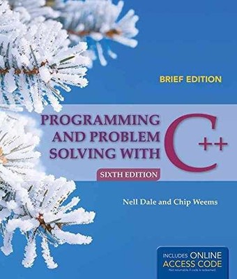 Programming and Problem Solving - Paperback, by Dale Nell; Weems - Very Good c