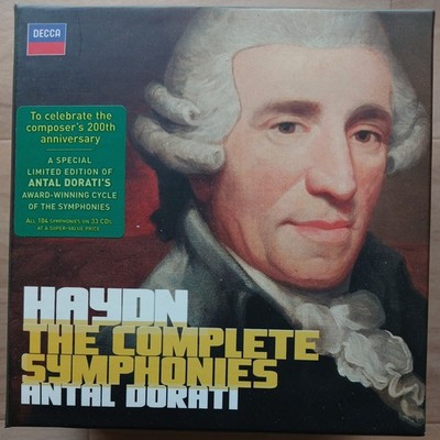 Franz Joseph Haydn - Complete 104  Symphonies Dorati (33 CD Box Set Box, 2009)