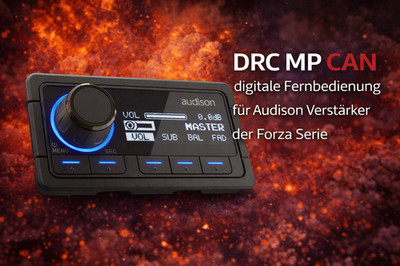 Audison DRC MP CAN digitale Fernbedienung für Audison Verstärker der Forza Serie