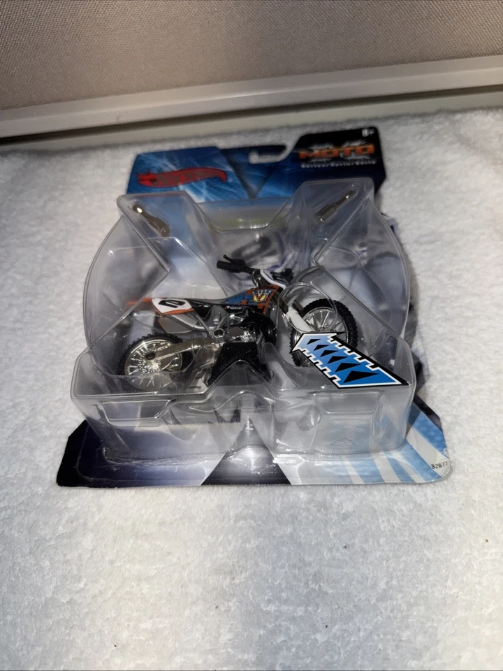 Vintage 2002 Hot Wheels Moto X KTM 250 #2 Jeremy McGrath Orange HTF - Image 4 of 4