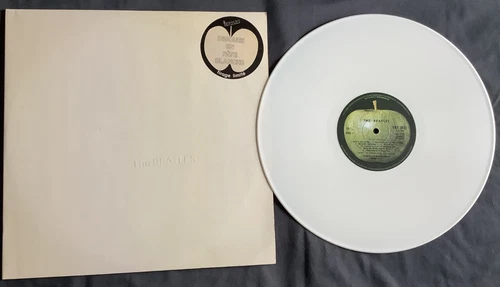 BEATLES WHITE ALBUM LP WHITE VINYL APPLE SMO 2051/2 FRANCE