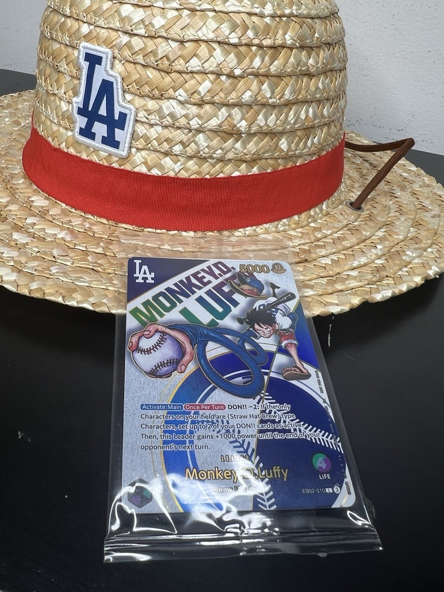 Dodgers × ワンピース 非売品 カード Monkey.D.Luffy (010) (Dodgers x ONE PIECE) EB02-010 One