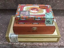 ASHTON, CUESTA REY, MONTE HABANOS All Empty CIGAR BOXES