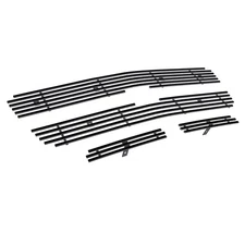 Fits 2002-2006 Chevy Avalanche Stainless Black 8x6 Billet Grille Insert Combo