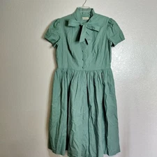 Hearts and found Bonnie Button Up Structured Midi dress Sz 2Xl