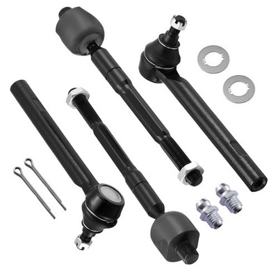 For 2005-2010 Honda Odyssey 3.5L Steering Tie Rod Ends Replacement 4Pcs EV800226
