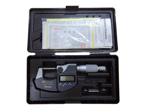 Mitutoyo 293-240-30 Coolant Proof Micrometer 0-1 Inch Mitutoyo 293-240-30 Digimatic Micrometer 0-25mm IP65 Carbide Faces