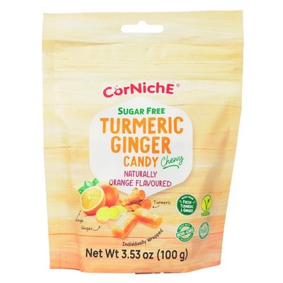 Ingwerbonbons Kaubonbons Ginger Candy Kurkuma Ingwer Bonbon Chewy 100g