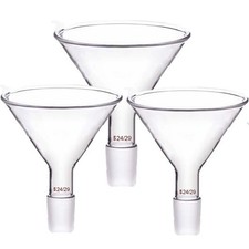 50mm-150mm Glass Funnel with Standard Joint Transparent Laboratory Glassware