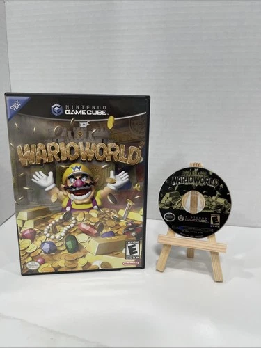 Wario World Video Game BLACK LABEL Disc Is Near MINT Nintendo GameCube