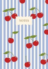 Cherry Notebook: A5 Lined Journal Notebook  120 Pages