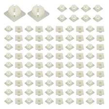 Yourkar 100 PCS License Plate Screw Inserts Nylon Screw Inserts for Front Bac...