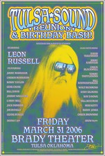 LEON RUSSELL 06 Signed Original Tulsa OK Brady Theater Concert Poster JR Markham