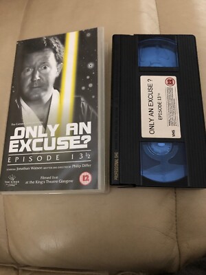 Only An Excuse? Episode 13½ Jonathan Watson Live Glasgow VHS PAL Video Tape