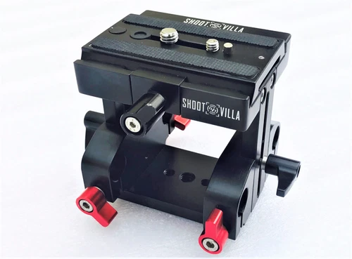 Shootvilla Height riser Quick Release baseplate 1/4" & 3/8" camera tripod mount - Picture 1 of 3