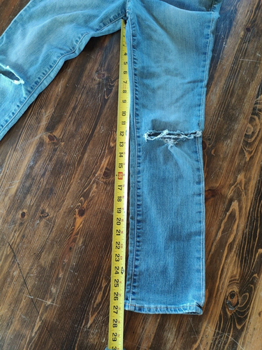 JEANS OLD NAVY DONNA BOYFRIEND DRITTO INVECCHIATO lavaggio da leggero a medio tg 2 - Foto 3 di 8