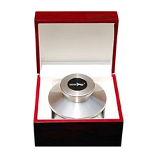 Amari LP Vinyl Stainless Steel Disc Stabilizer Turntable Record Weight Clamp NEW