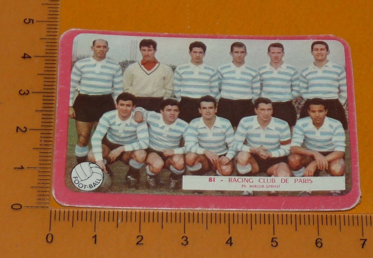 Carte De Collection Foot Mahjoub – Montpellier / RC Paris – Miroir-Sprint 1959-61